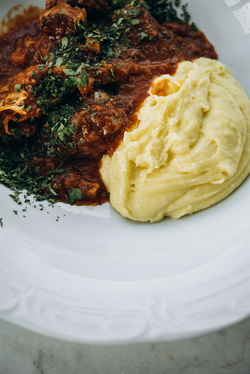 SPEZZATINO, SLOW-COOKED VEAL WITH ARTICHOKES
