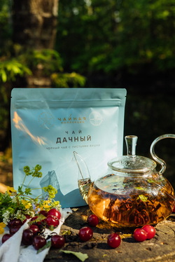 РЫБА НА ДАЧЕ, ФИРМЕННЫЙ ЧАЙ AM COLLECTION - ЧАЙ ДАЧНЫЙ, ЧЕРНЫЙ ЧАЙ С ЛИСТЬЯМИ ВИШНИ 21.jpg