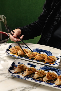 ГЕДЗА - ЖАРЕНЫЕ ПЕЛЬМЕНИ С МЯСОМ, ЖАРЕНЫЕ ПЕЛЬМЕНИ С КРЕВЕТКАМИ